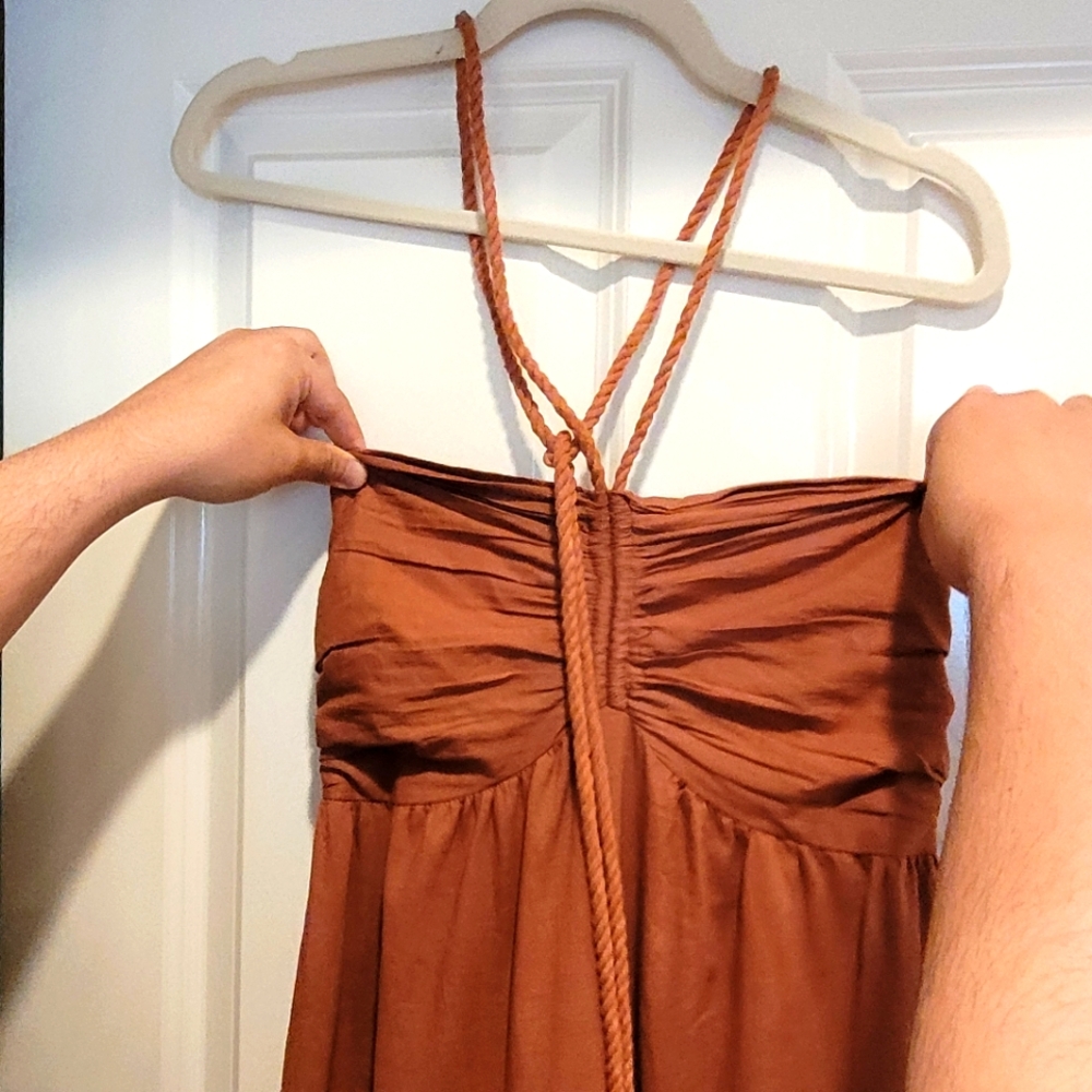 Intermix Halter Maxi Dress, Size S